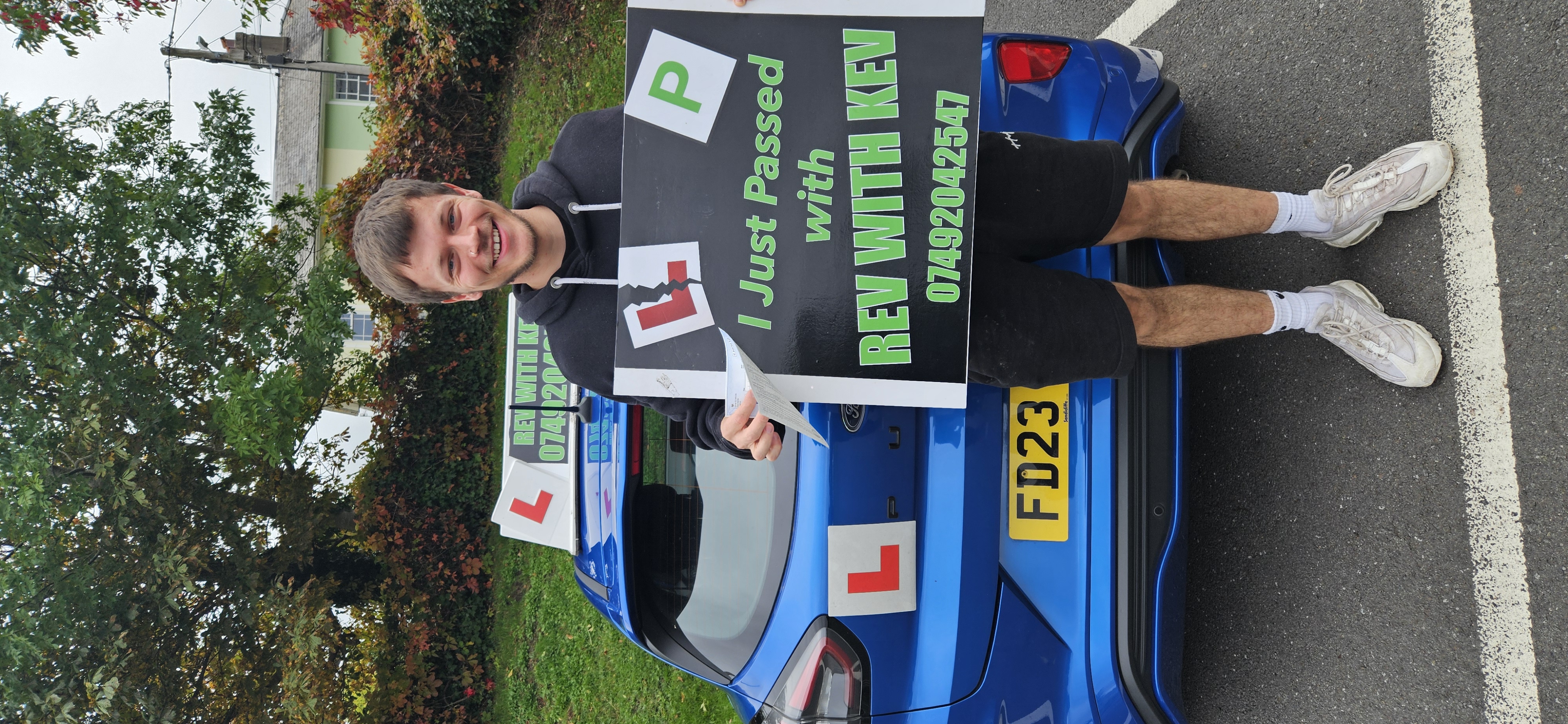 Successful driving test pass 2