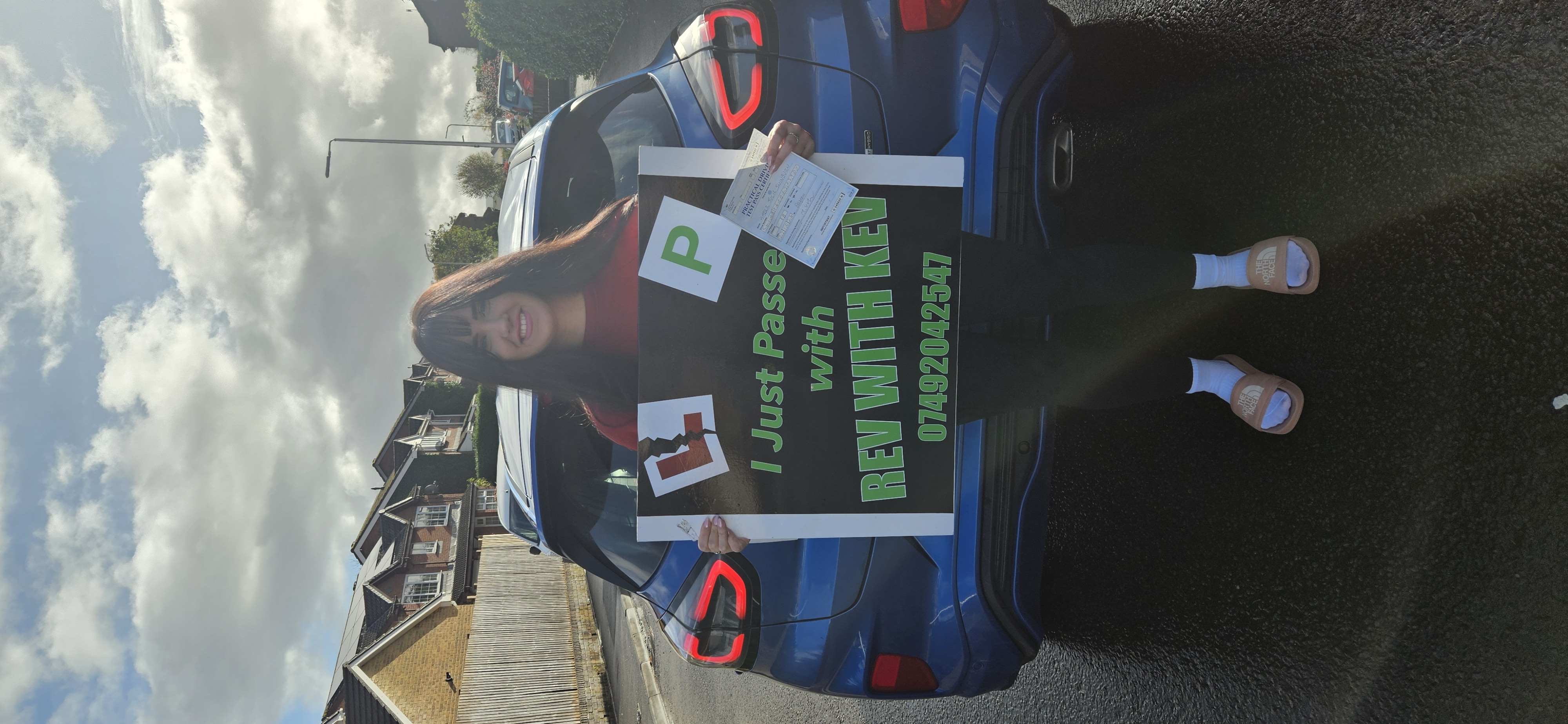 Successful driving test pass 4