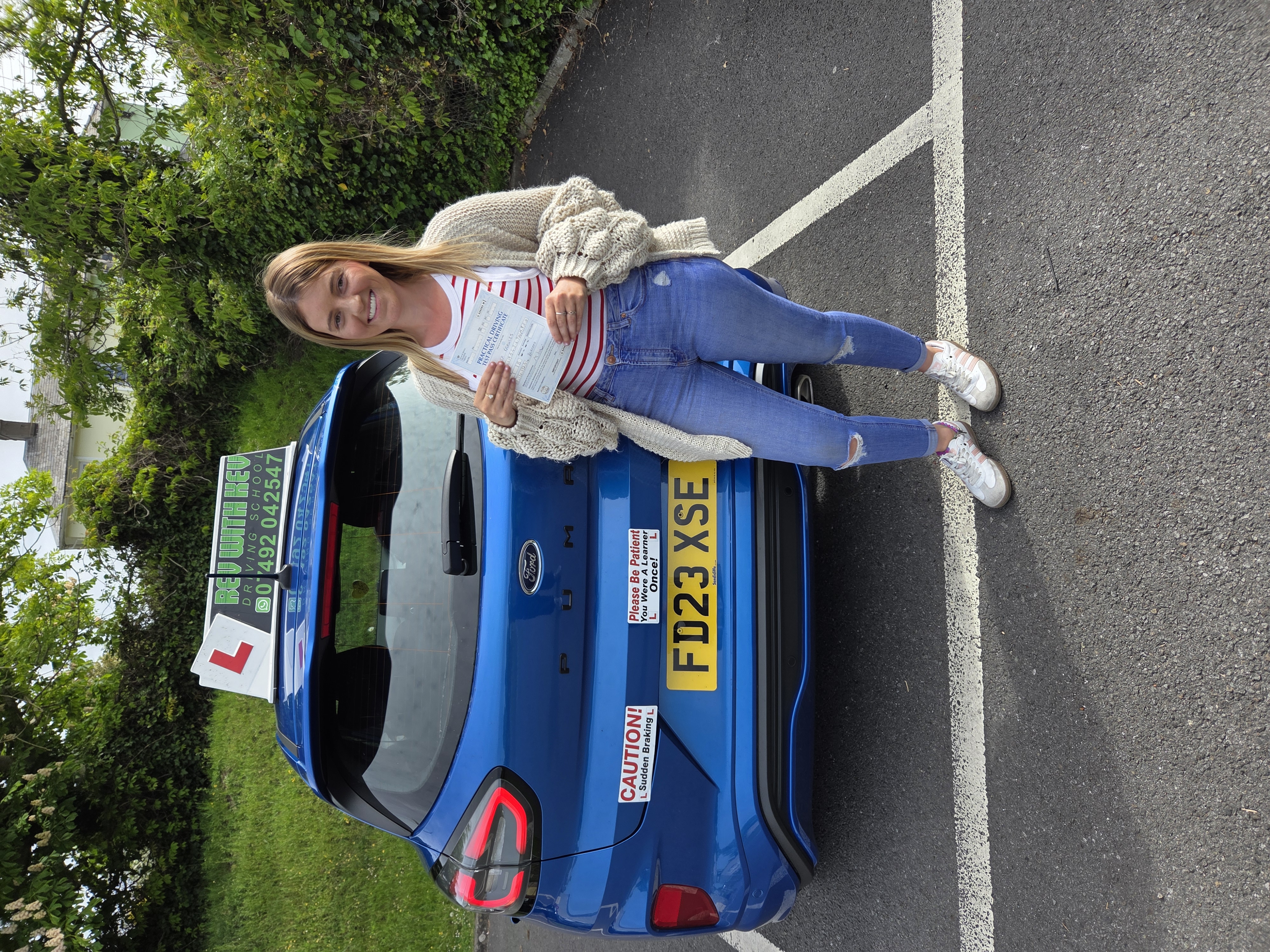 Successful driving test pass 6