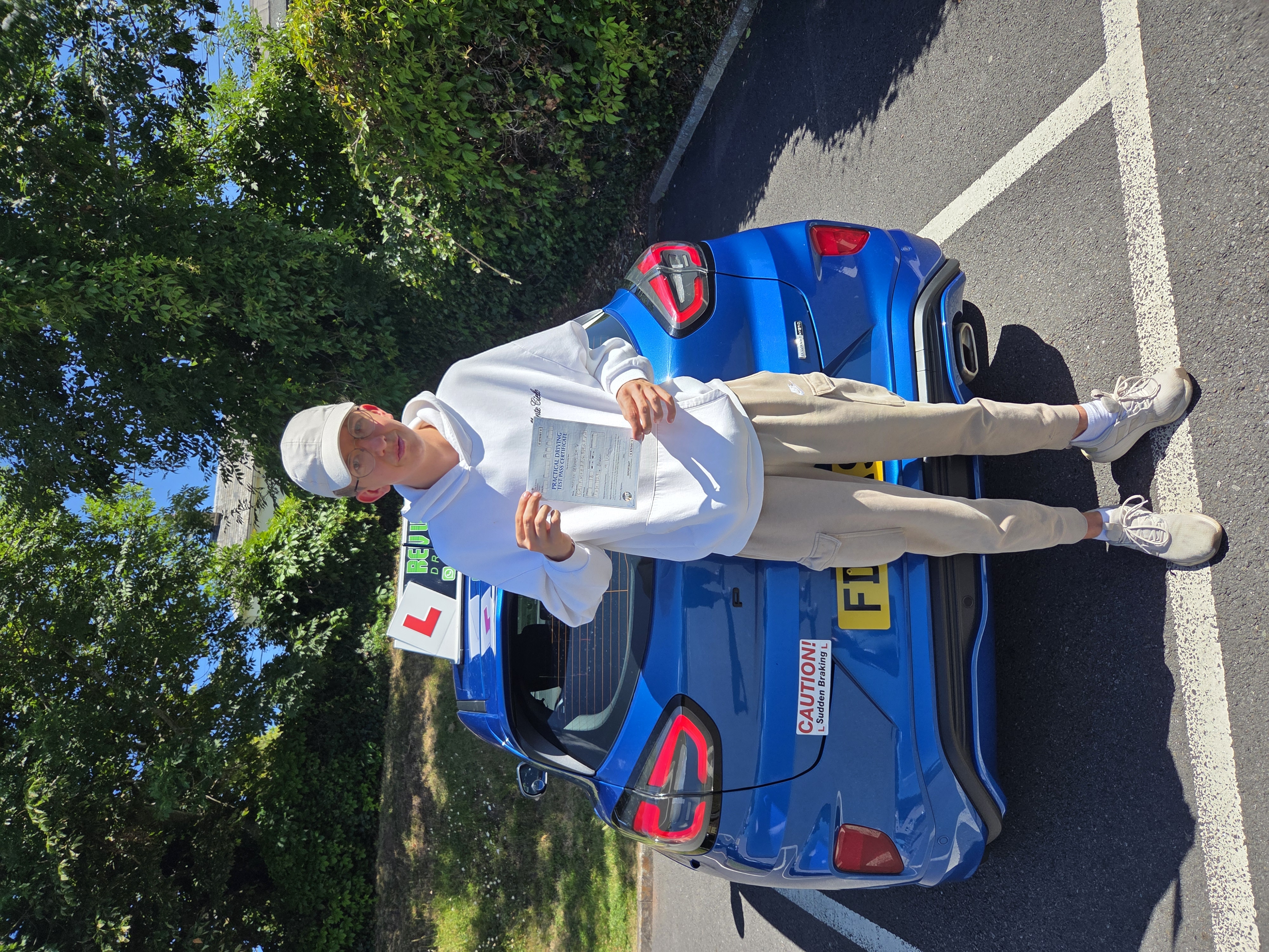 Successful driving test pass 9