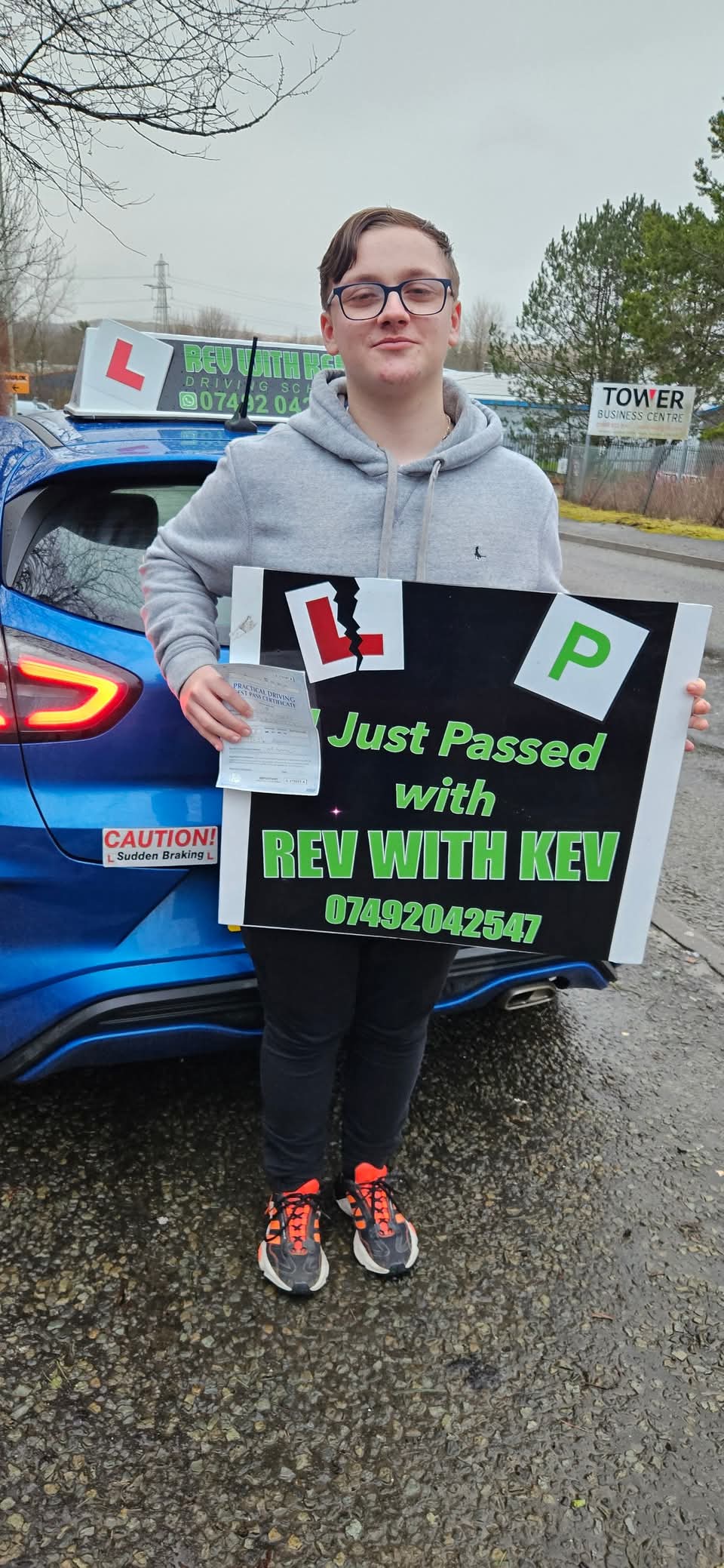 Successful driving test pass 11